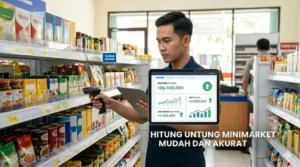 cara menghitung keuntungan minimarket